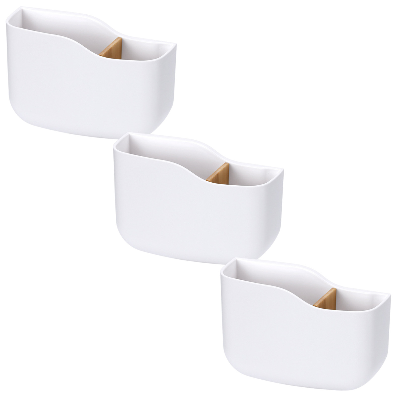 Food Storage Organizer - 3 Parça Uzaktan Kumanda Tutucu Duvar