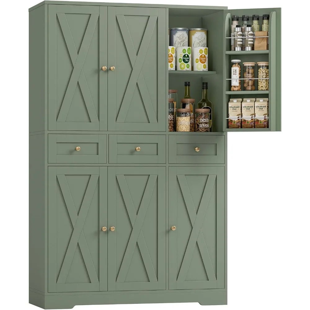 Food Storage Without Pantry - HOSTACK 67'H Çiftlik Evi Mutfak Kileri