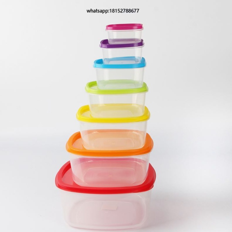 Food Storage And Container - Rainbow 7 Parça Plastik Gıda Saklama