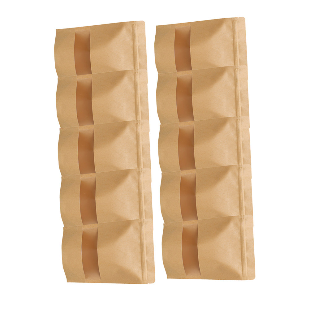 Food Storage Zipper - 50 Adet Gıda Saklama Kraft Kağıt