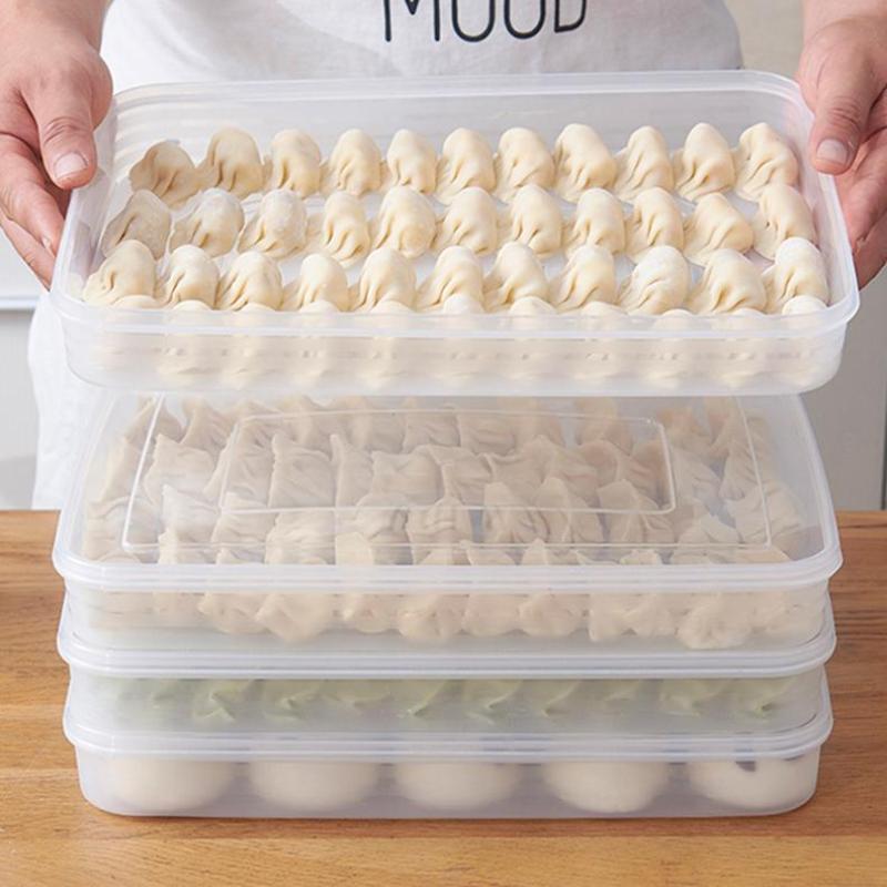Food Storage Freezer - Şeffaf Mutfak Saklama Kutusu Buzdolabı Düzenleyici