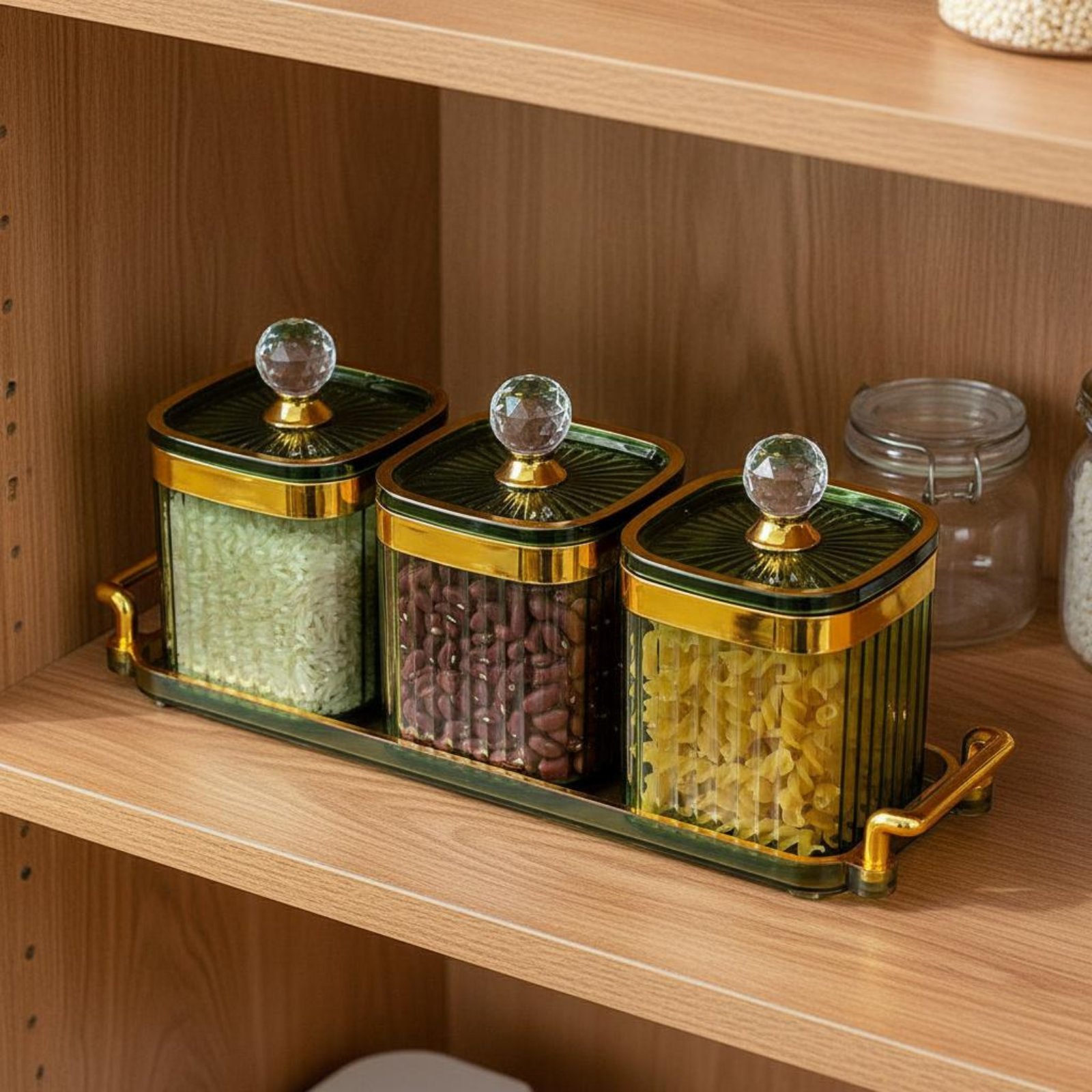 Food Storage Containers Set - Dekoratif Atıştırmalık Saklama Kabı Seti Hava