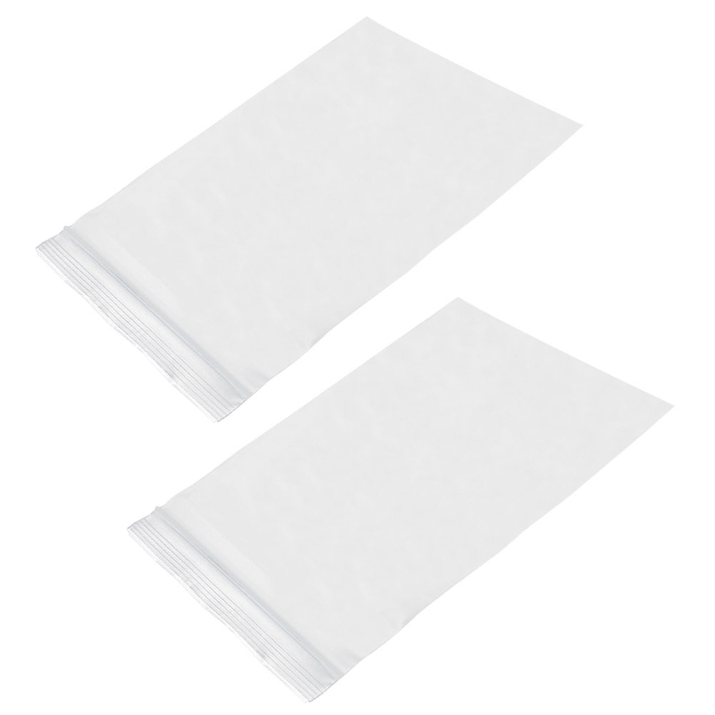 Food Storage Zipper - 100 adet 6X8Cm Kalınlığında Şeffaf Tekrar