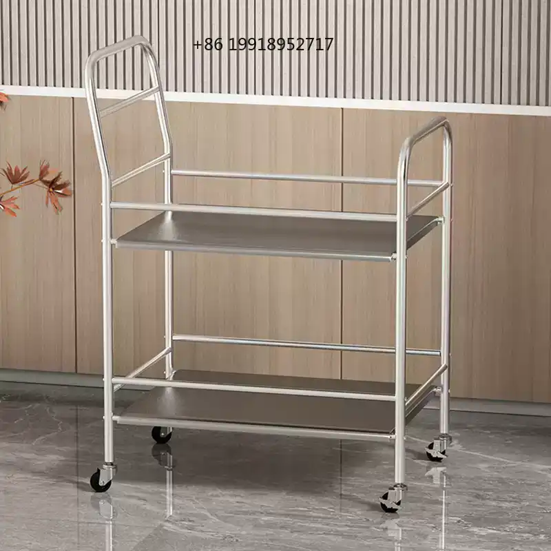 Food Storage In Restaurant - Paslanmaz Çelik Çok Amaçlı Servis Arabası