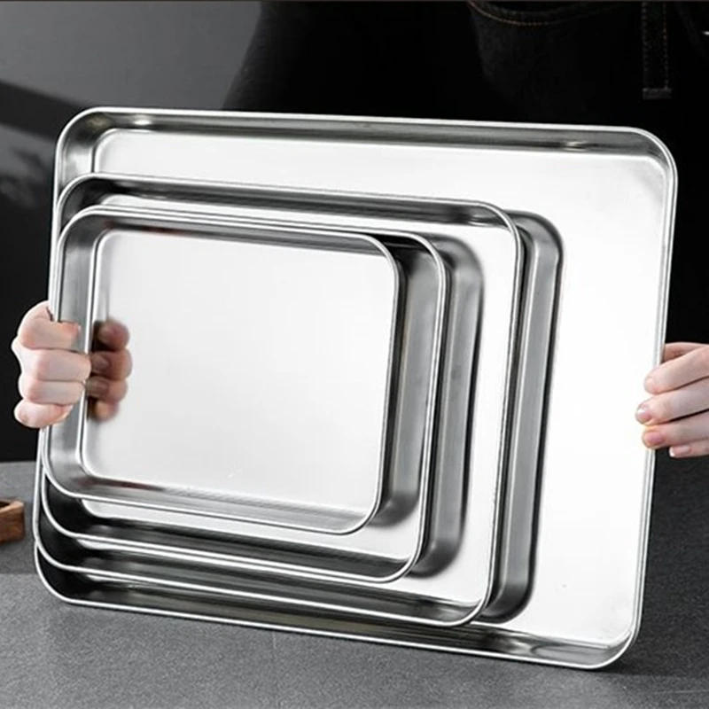 Food Storage In Restaurant - Mutfak Dikdörtgen Paslanmaz Çelik Yiyecek Saklama