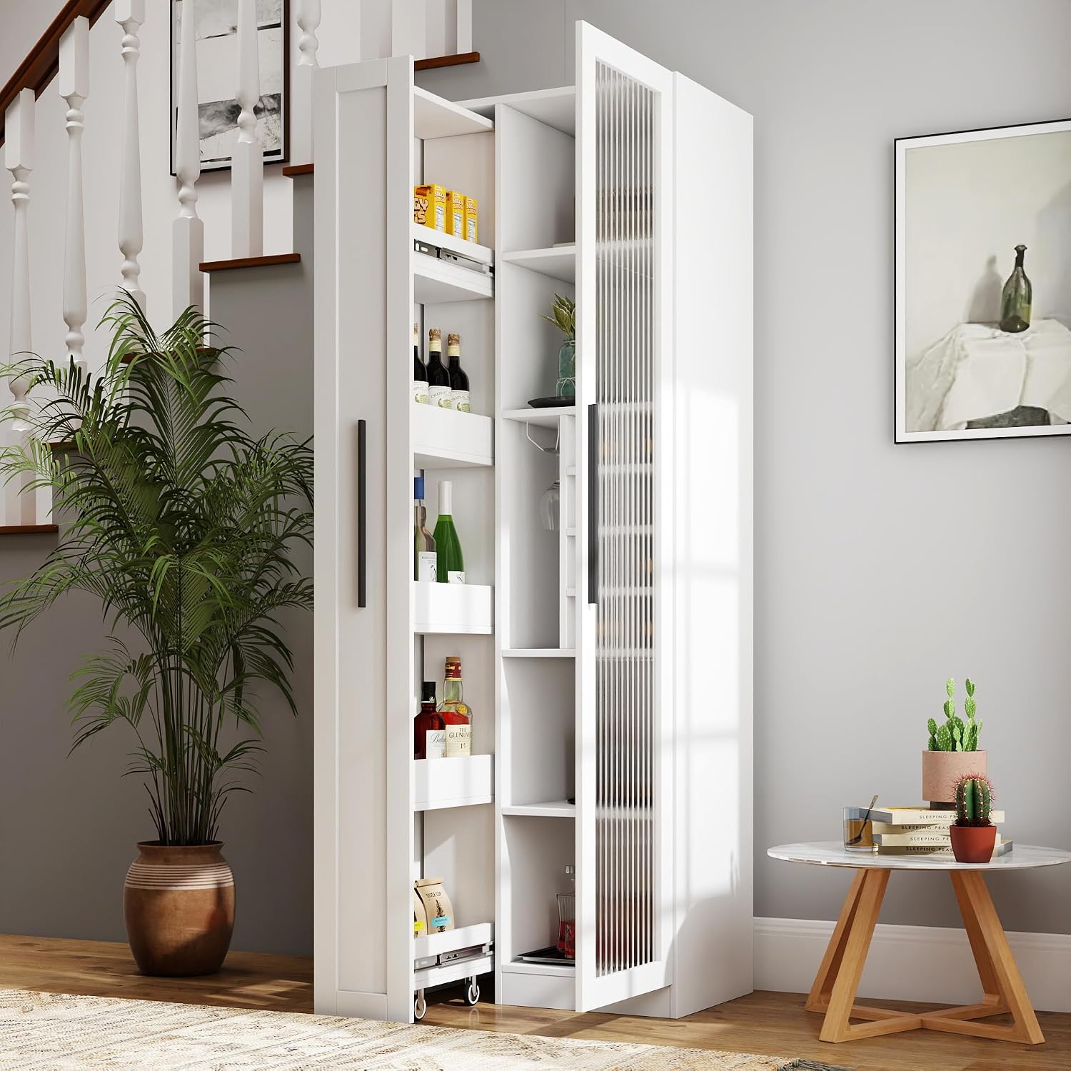 71 İnç Beyaz Mutfak Kiler Dola - Food Storage Without Pantry incelemesi ve fiyatı