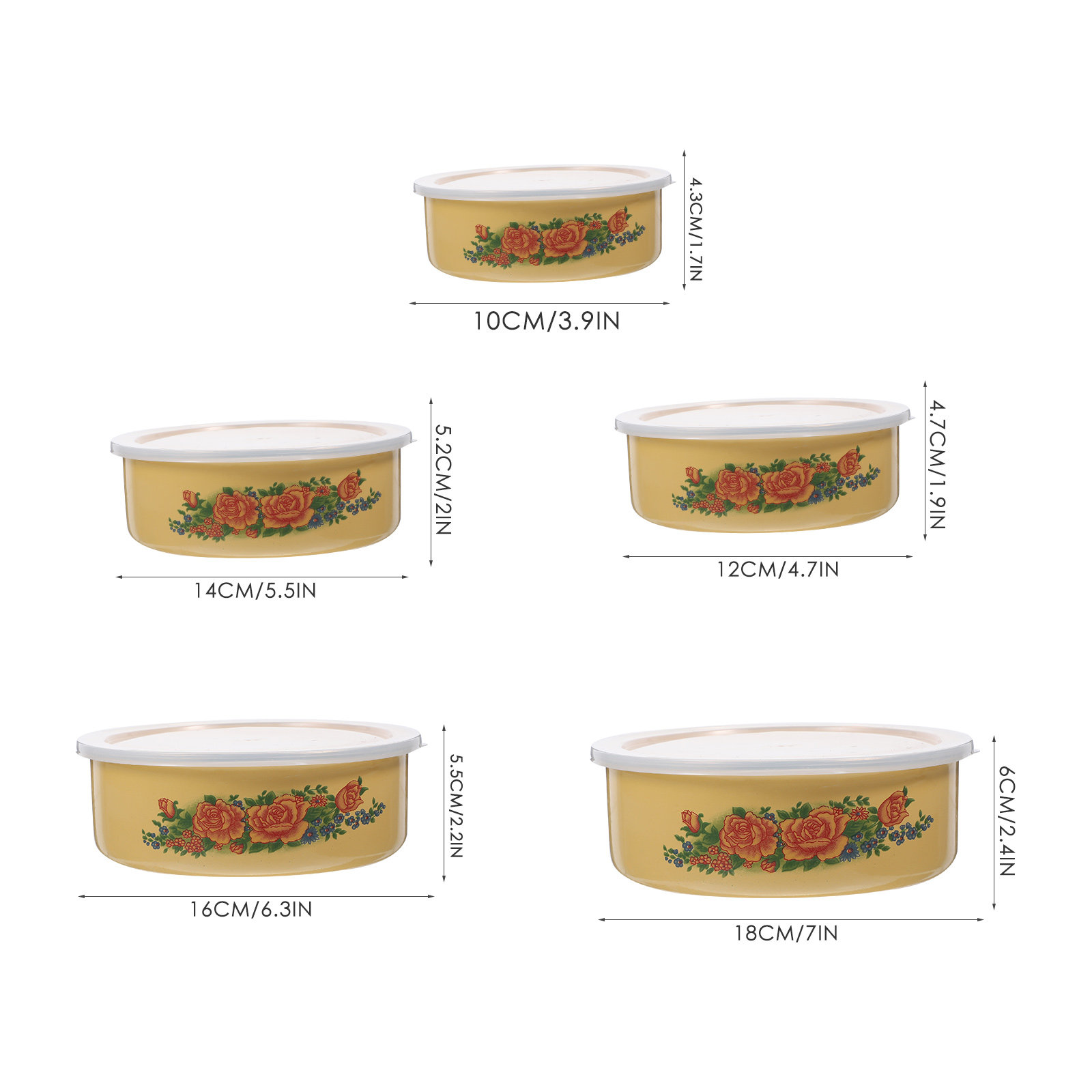 5 Adet Kapaklı Taze Saklama Ka - Food Storage In Restaurant incelemesi ve fiyatı