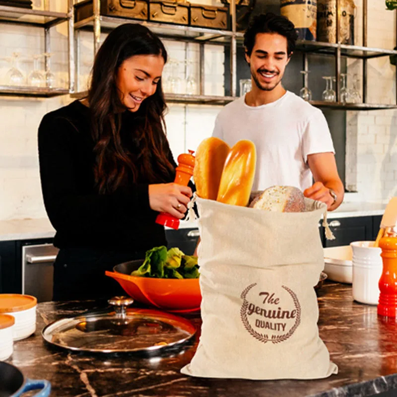 Keten Ekmek Torbası Yeniden Ku - Food Storage Plant incelemesi ve fiyatı