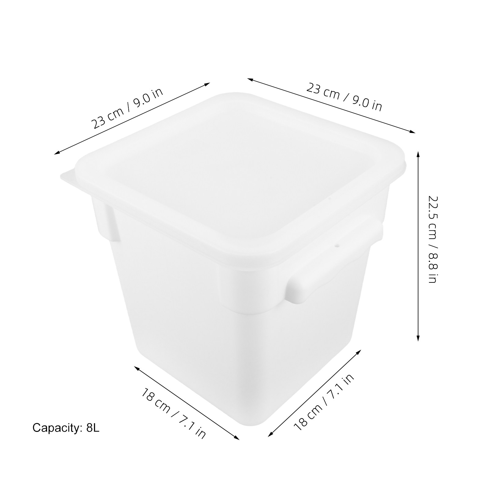 Kare Plastik Gıda Saklama Kabı - Food Storage And Container incelemesi ve fiyatı