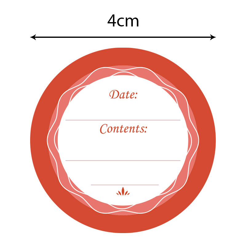 6 adet 4 CM Su Geçirmez Çıkarı - Food Storage Jar Labels incelemesi ve fiyatı