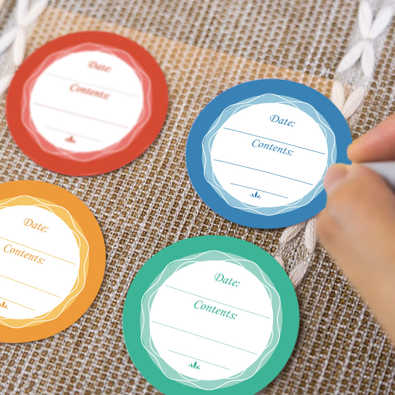 6 adet 4 CM Su Geçirmez Çıkarı - Food Storage Jar Labels incelemesi ve fiyatı