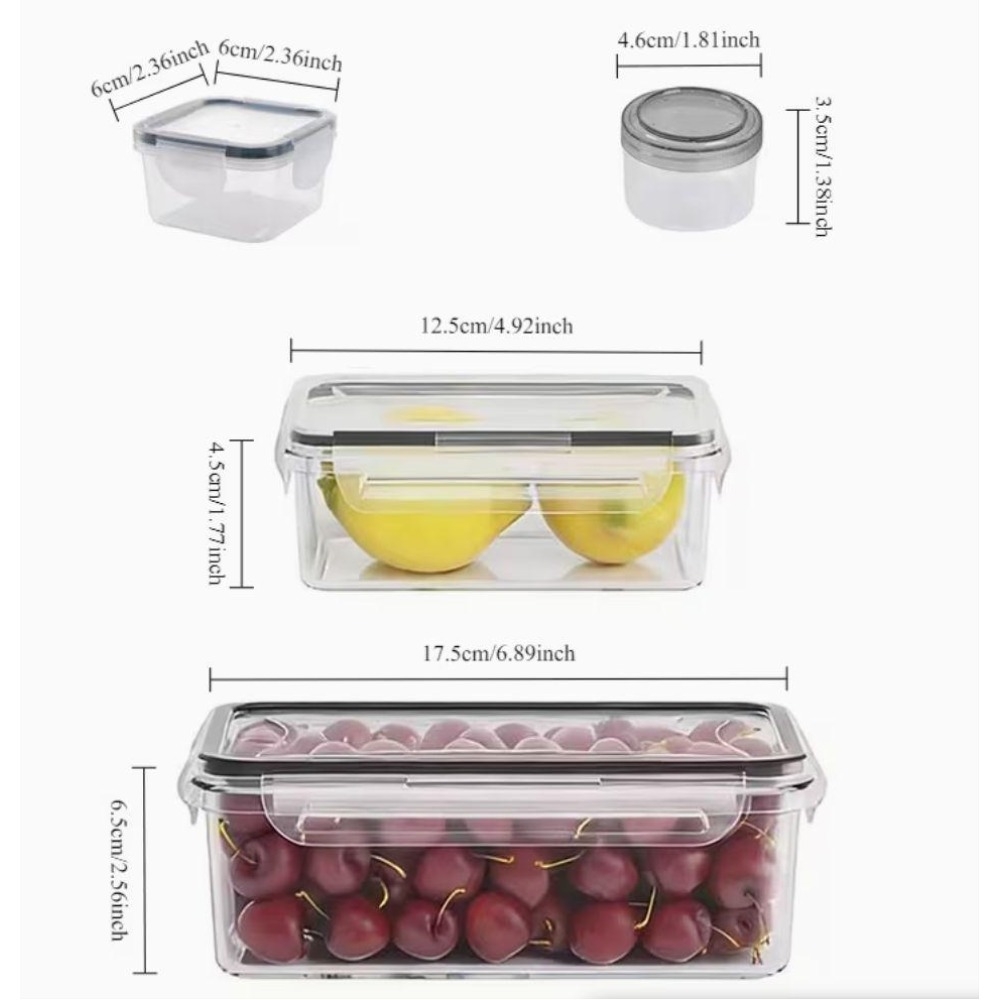 4 Parçalı Şeffaf Gıda Saklama  - Food Storage Vegetables incelemesi ve fiyatı