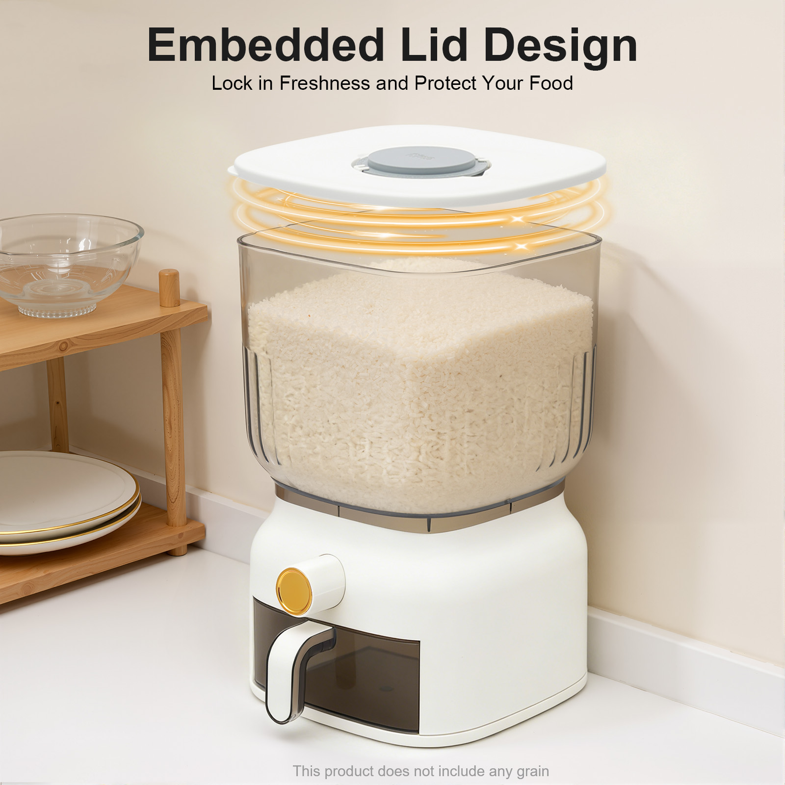Kare Tahıl Saklama Kabı Gıda S - Food Storage Without Pantry incelemesi ve fiyatı