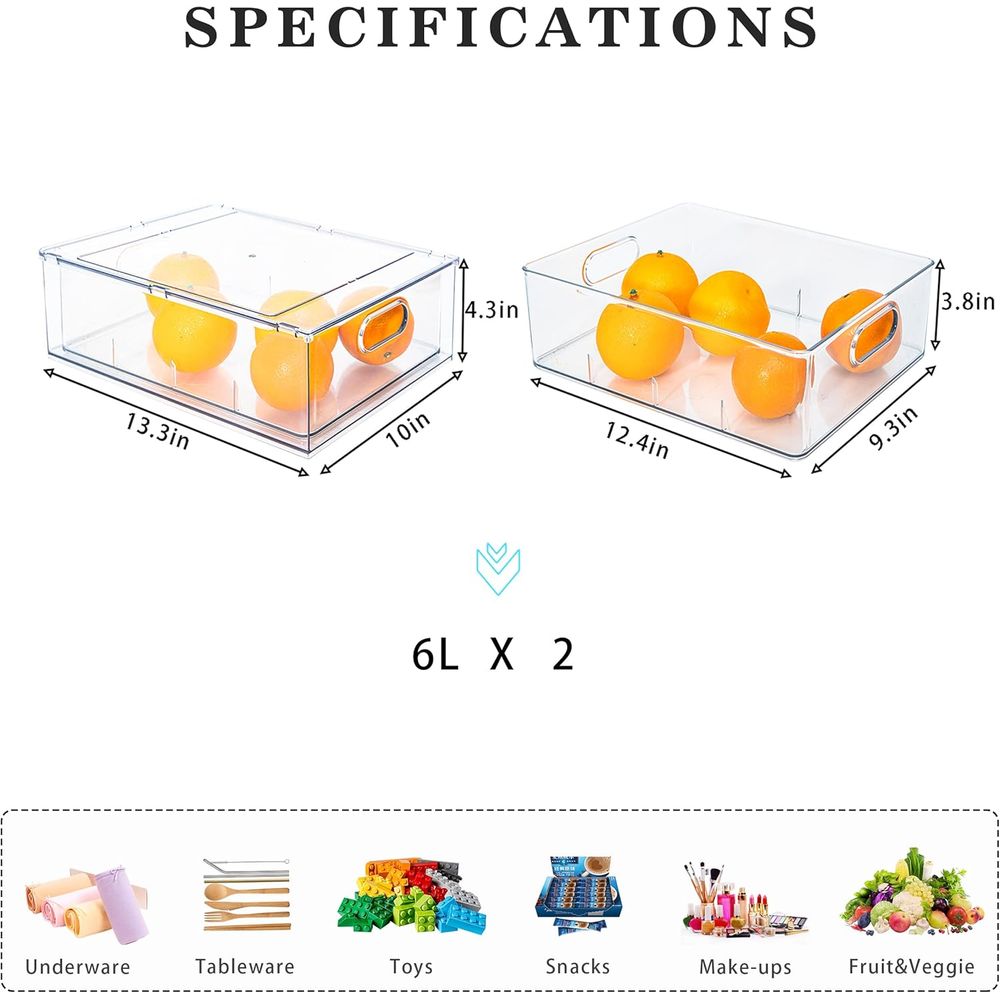 Şeffaf Çıkarılabilir İstiflene - Food Storage Without Pantry incelemesi ve fiyatı