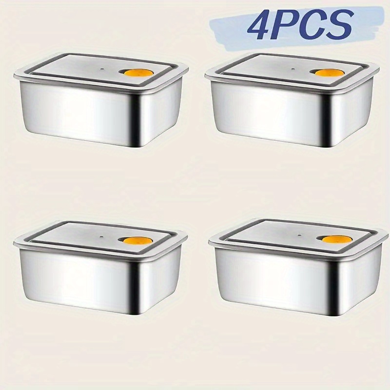 4 Parça Paslanmaz Çelik Gıda S - Food Storage Freezer incelemesi ve fiyatı