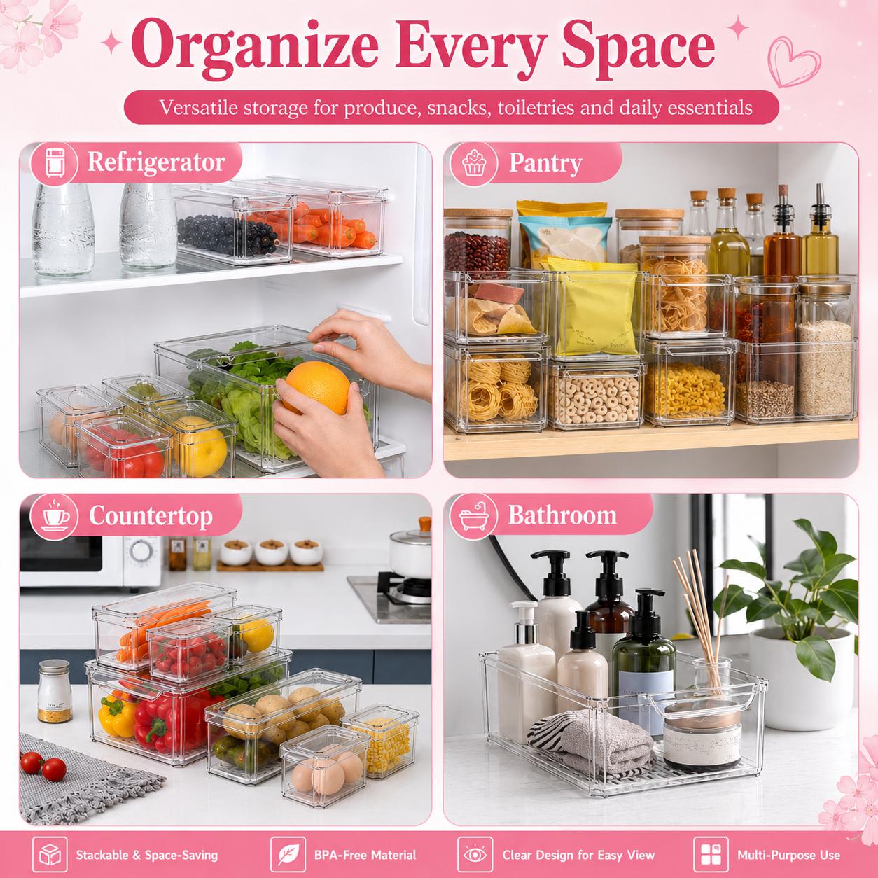 İstiflenebilir Buzdolabı Düzen - Food Storage Without Pantry incelemesi ve fiyatı