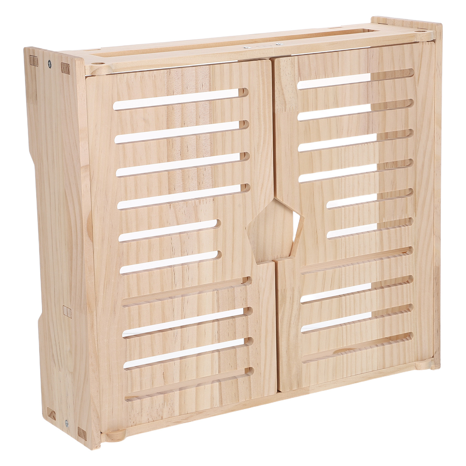 Doğal Ahşap Router Saklama Dol - Food Storage Organizer incelemesi ve fiyatı
