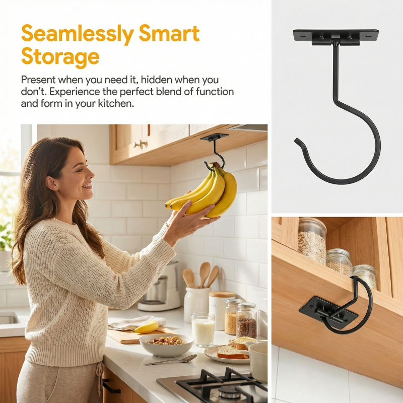 Siyah Metal Kendinden Yapışkan - Food Storage Organizer incelemesi ve fiyatı