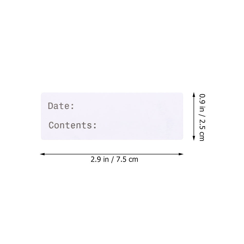 1 Rulo Boş Gıda Etiketi Çıkart - Food Storage Notes incelemesi ve fiyatı