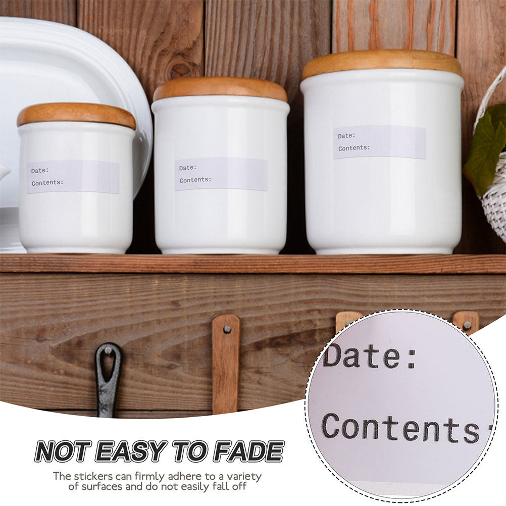 1 Rulo Boş Gıda Etiketi Çıkart - Food Storage Notes incelemesi ve fiyatı