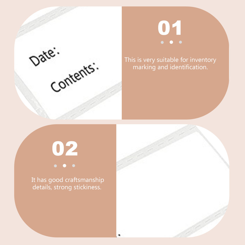 1 Rulo Profesyonel Gıda Etiket - Food Storage Jar Labels incelemesi ve fiyatı